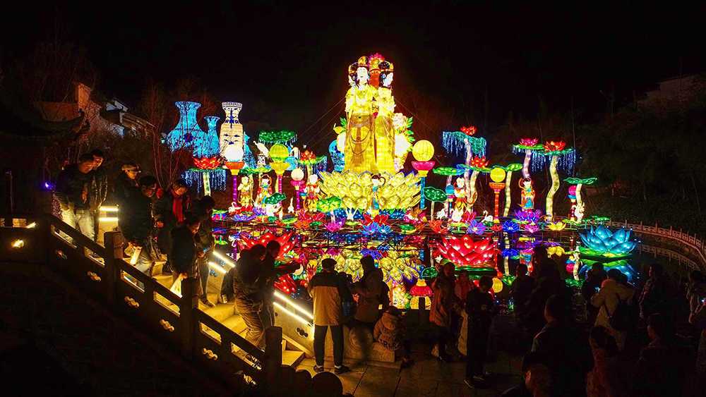 自貢燎原彩燈點亮非遺園--2019合肥迎